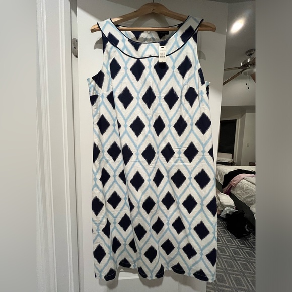 TALBOTS Brand New Linen summer dress - Size 12 - Picture 3 of 10